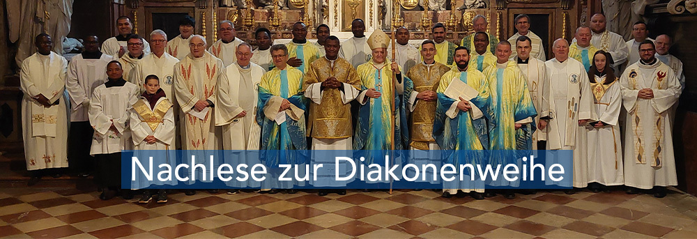 Diakonenweihe am 4. Dezember 2025 / Salvatorianer/rs Diakonenweihe am 4. Dezember 2025
