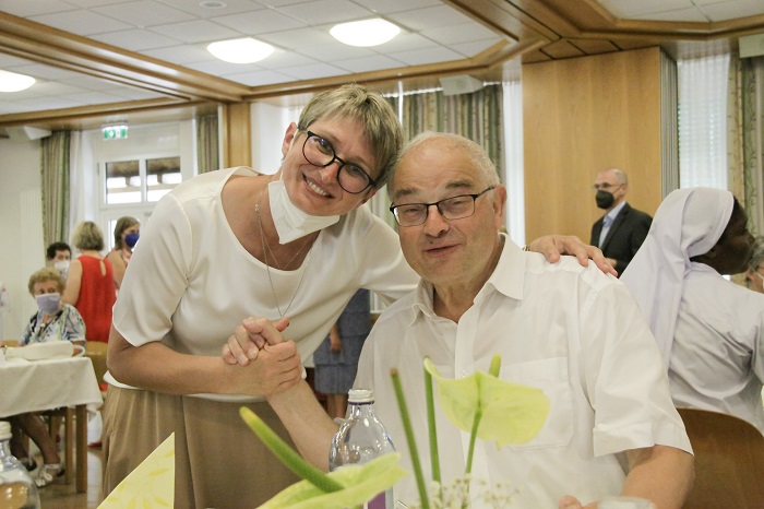 Am 15. August 2021 feierten Sr. Dominika Zelent, Sr. Heidrun Bauer und Sr. Regina Goldberger Profess-Jubiläum. / Manu Nitsch Am 15. August 2021 feierten Sr. Dominika Zelent, Sr. Heidrun Bauer und Sr. Regina Goldberger Profess-Jubiläum.