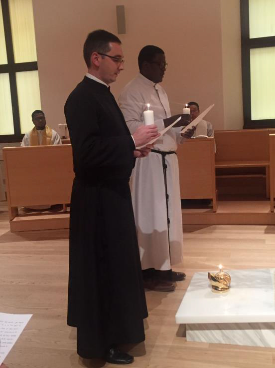 Fr. Adrian Hafner und Fr. Nicolaus Nkoronko  erneuerten ihre zeitliche Profess