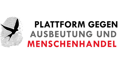 Logo der Plattform gegen Ausbeutung und Menschenhandel
